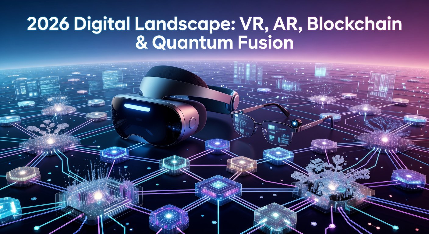 2026 Beginner’s Guide to VR, AR, Blockchain & Quantum