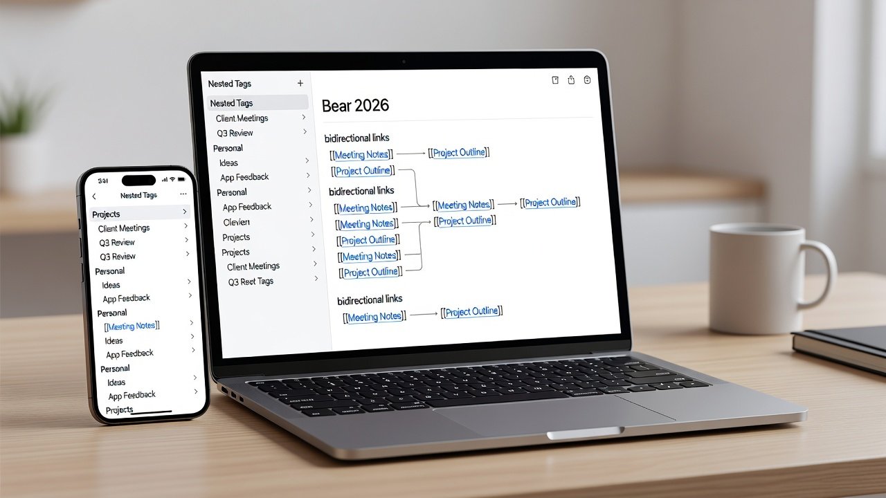 Bear 2026: Master Note-Taking with Tags, Backlinks & Exports