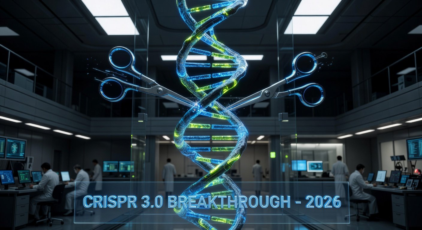 CRISPR 3.0: 2026 Breakthrough in Gene Editing