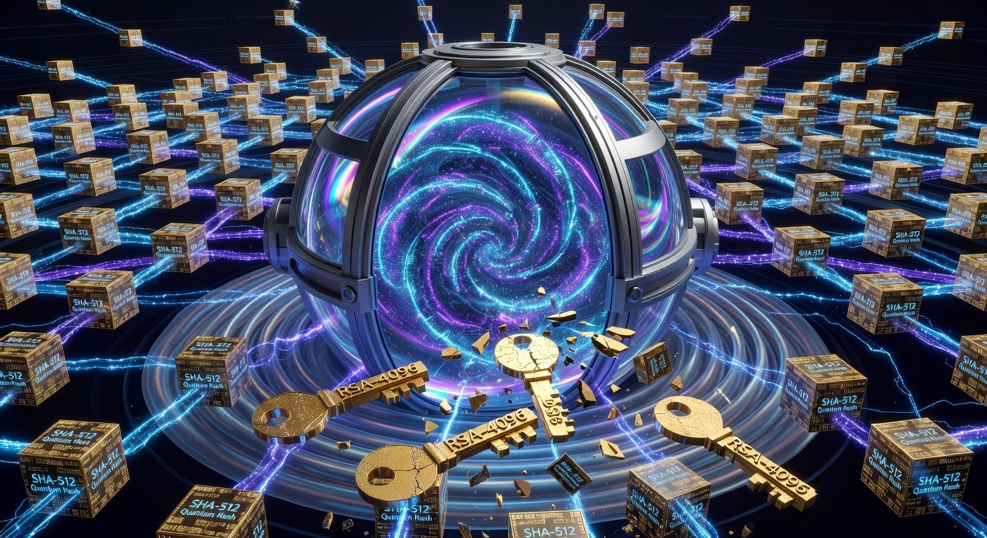 Quantum Algorithms Reshaping Blockchain: Shor's & Grover's